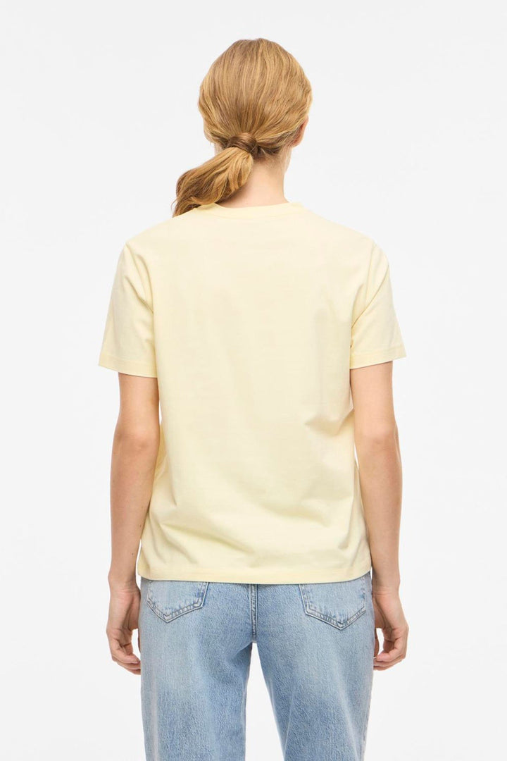 Vila - T-shirt - Pastel Yellow - Vinora
