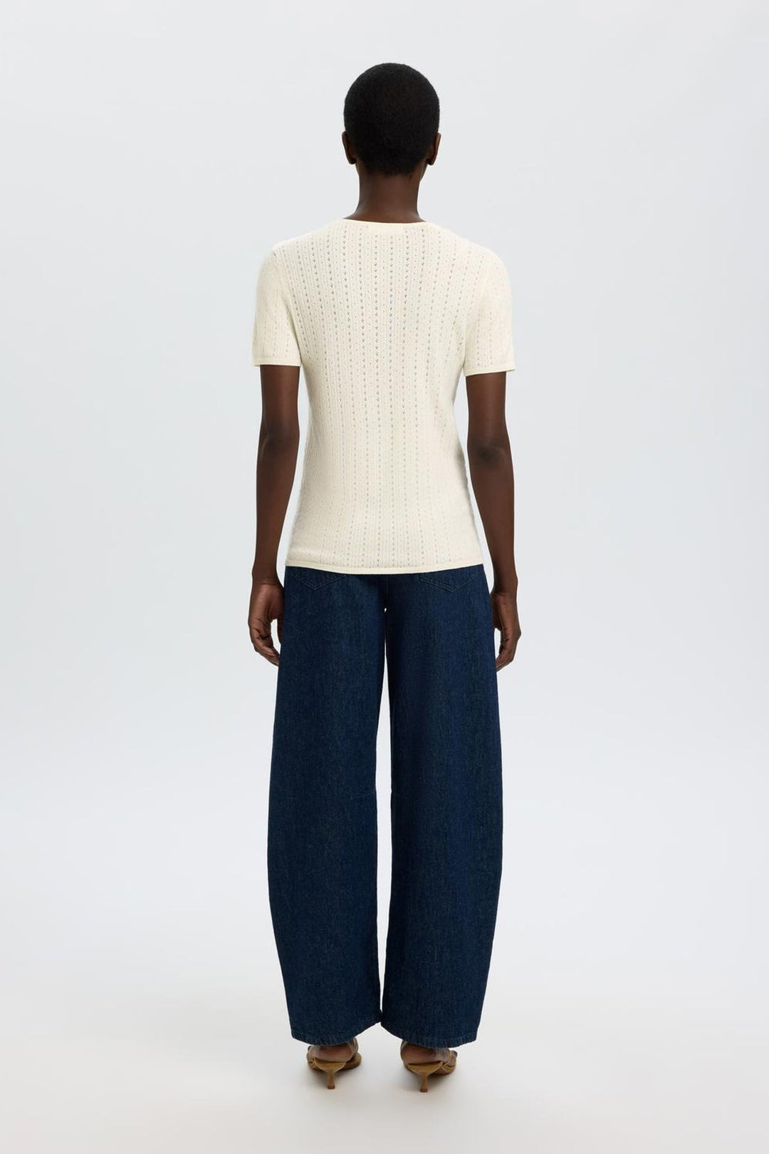 Selected Femme - Cardigan - Egret - Helle Pointel