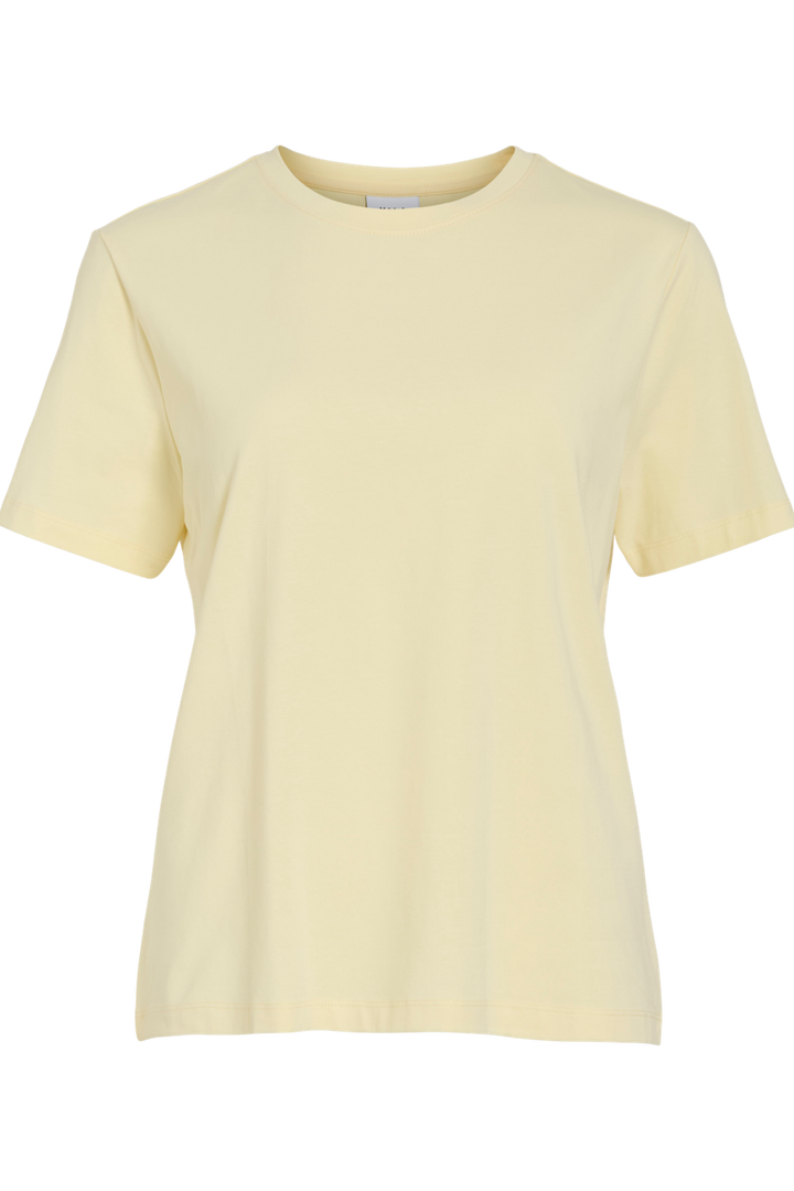 Vila - T-shirt - Pastel Yellow - Vinora