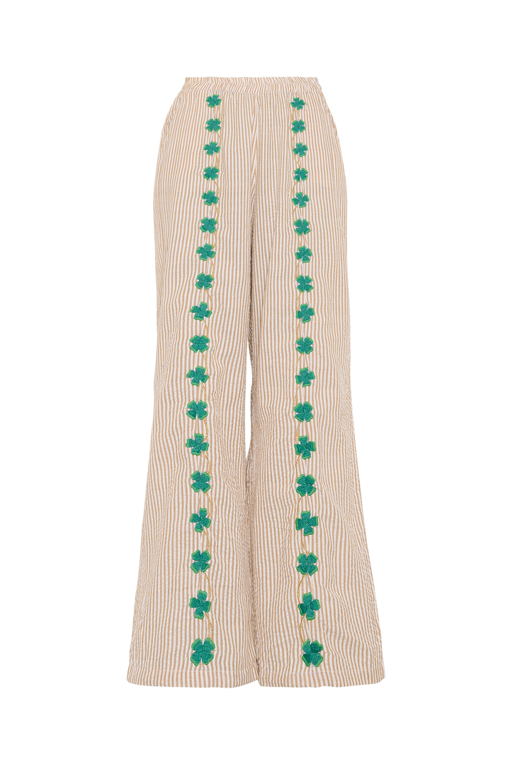 Sissel Edelbo - Bukser - Sand Stripes - Wenke