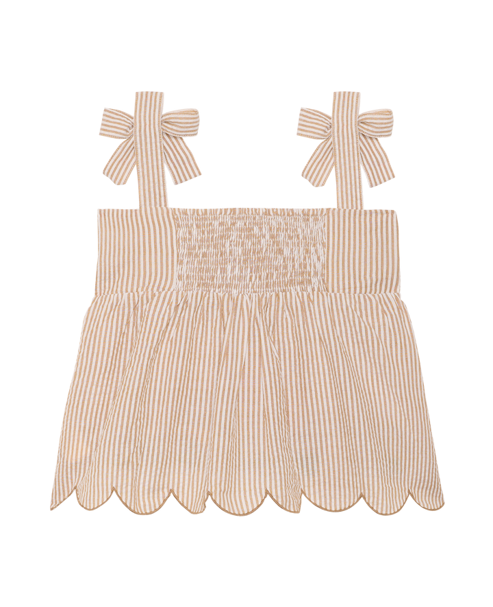 Sissel Edelbo - Top - Sand Stripes - Wenke