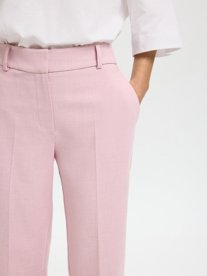 Selected Femme - Bukser - Bleached Mauve - Rita