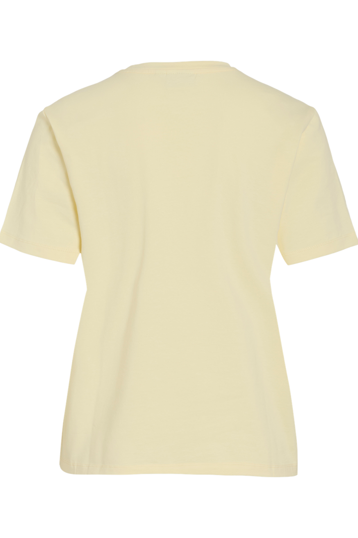Vila - T-shirt - Pastel Yellow - Vinora