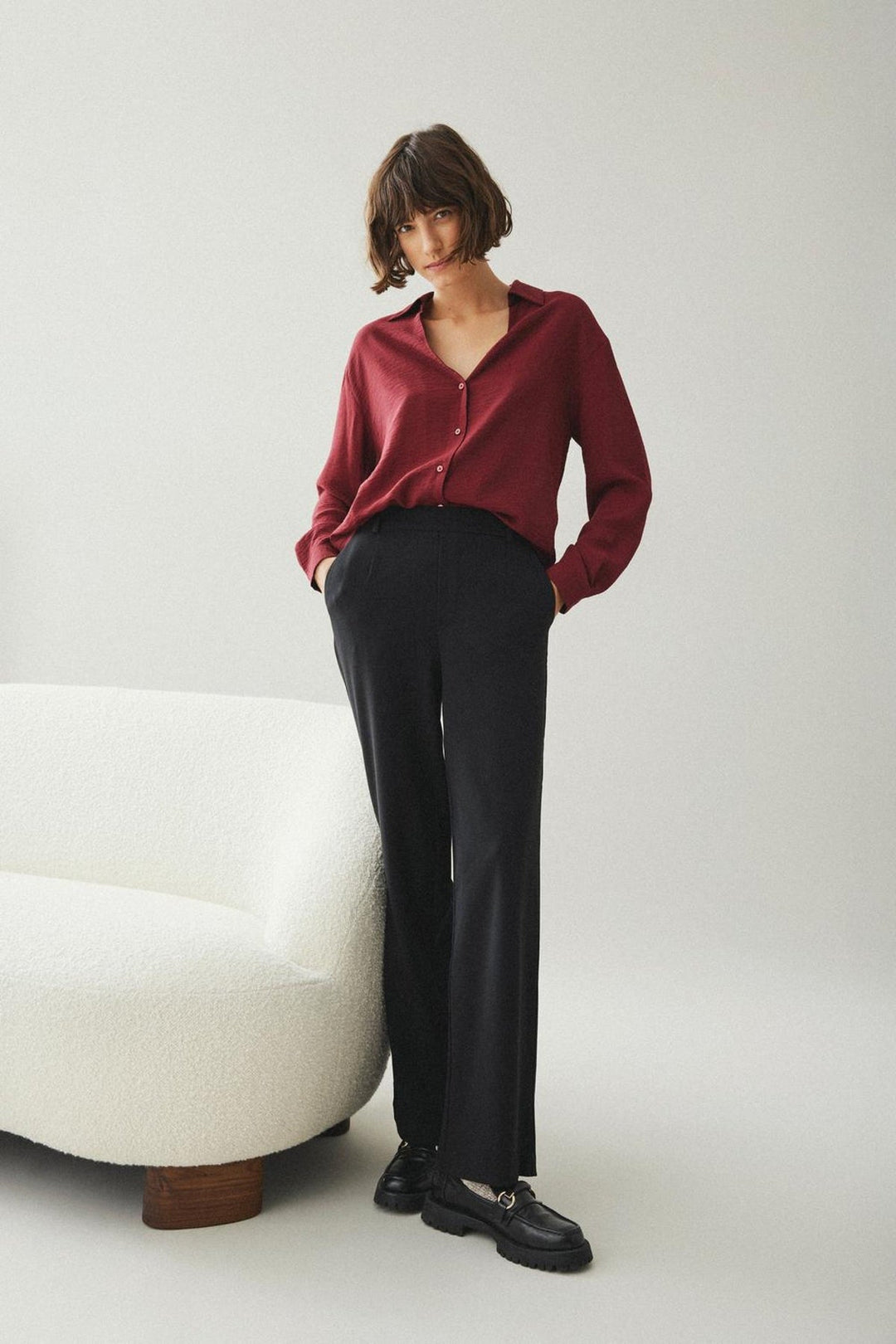 Vila - Bukser - Black - Vivarone Wide
