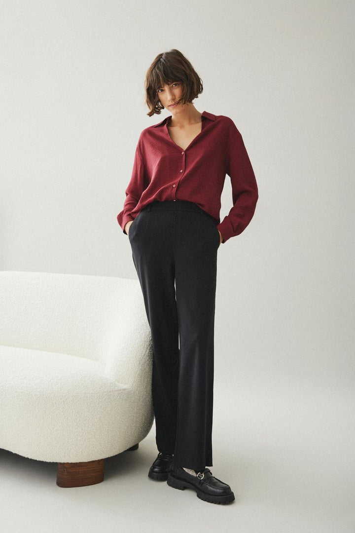Vila - Bukser - Black - Vivarone Wide