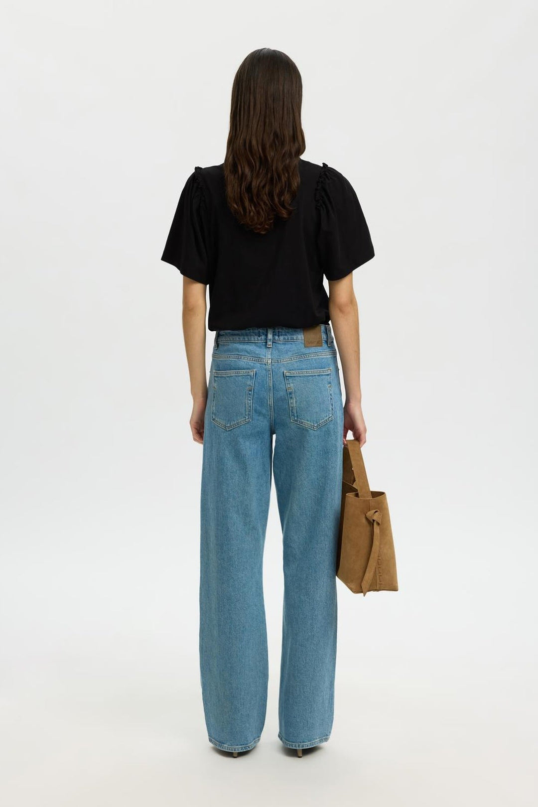 Selected Femme - T-shirt - Black - Penelope