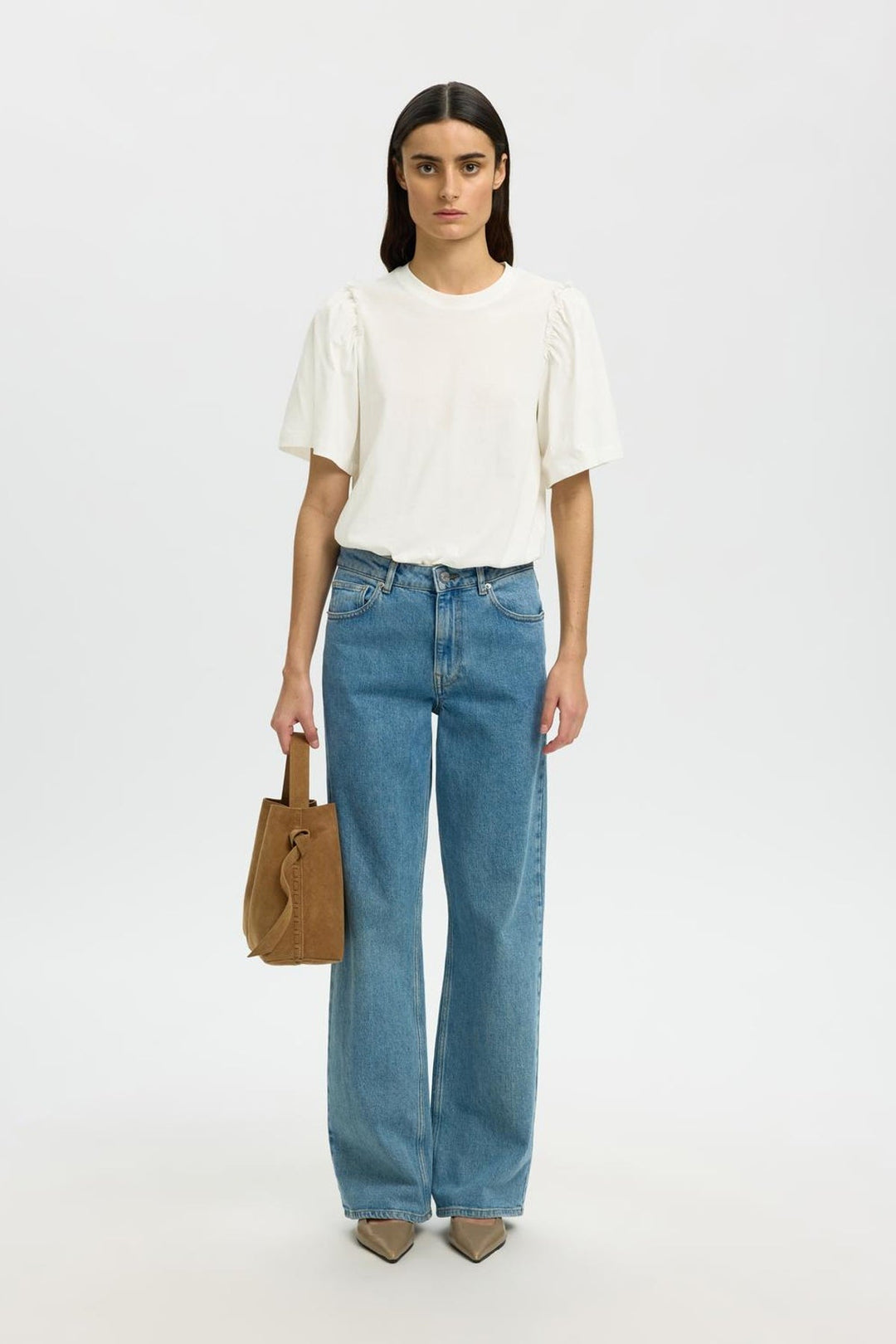 Selected Femme - T-shirt - Snow White - Penelope