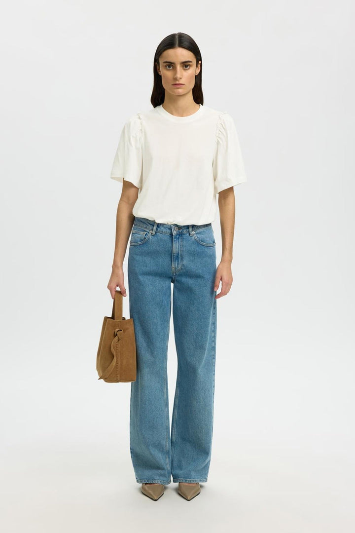 Selected Femme - T-shirt - Snow White - Penelope