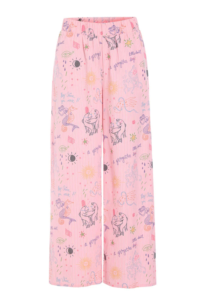 Hunkøn - Bukser - Pink Sea - Zoe Trousers