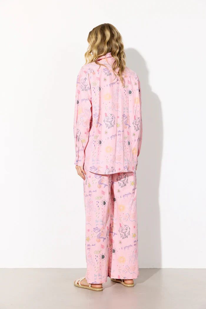 Hunkøn - Bukser - Pink Sea - Zoe Trousers