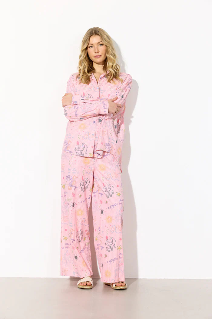 Hunkøn - Bukser - Pink Sea - Zoe Trousers