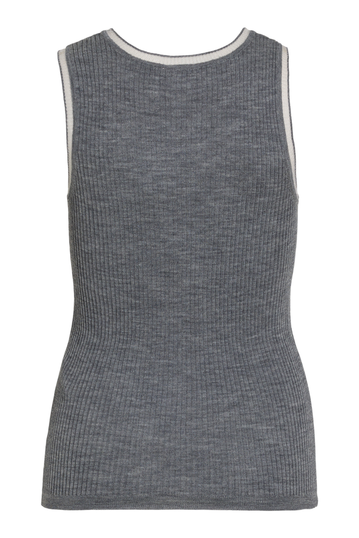 Rouge Edit - Top - Dark Grey Melange - Rounola
