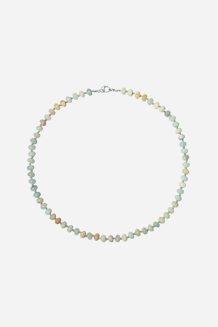 Andcopenhagen Jewelry - Perlehalsklæde - Amazonit - Ebba