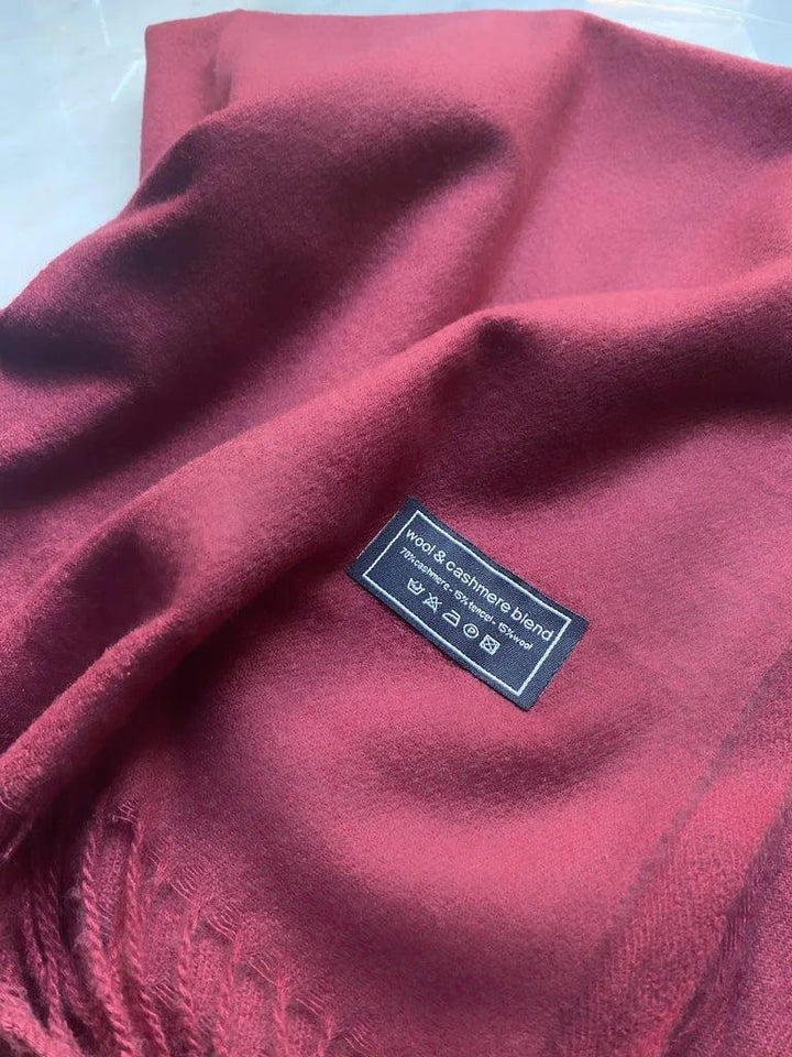 Andcopenhagen Basics-- 70 % Cashmere Tørklæde - Bordeaux - Yana