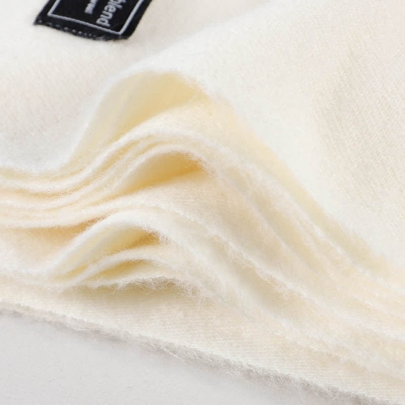 Andcopenhagen cashmeretørklæder Andcopenhagen - Cashmeretørklæde Off white - 70% cashmere tørklæde (BEMÆRK PREORDER)