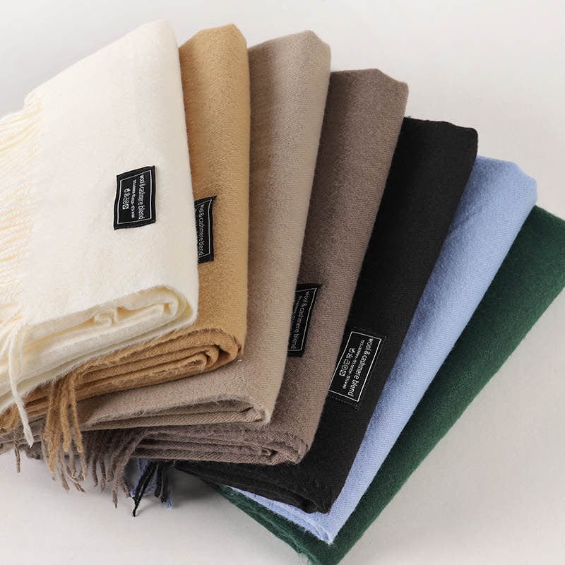 Andcopenhagen cashmeretørklæder Andcopenhagen - Cashmeretørklæde Off white - 70% cashmere tørklæde (BEMÆRK PREORDER)