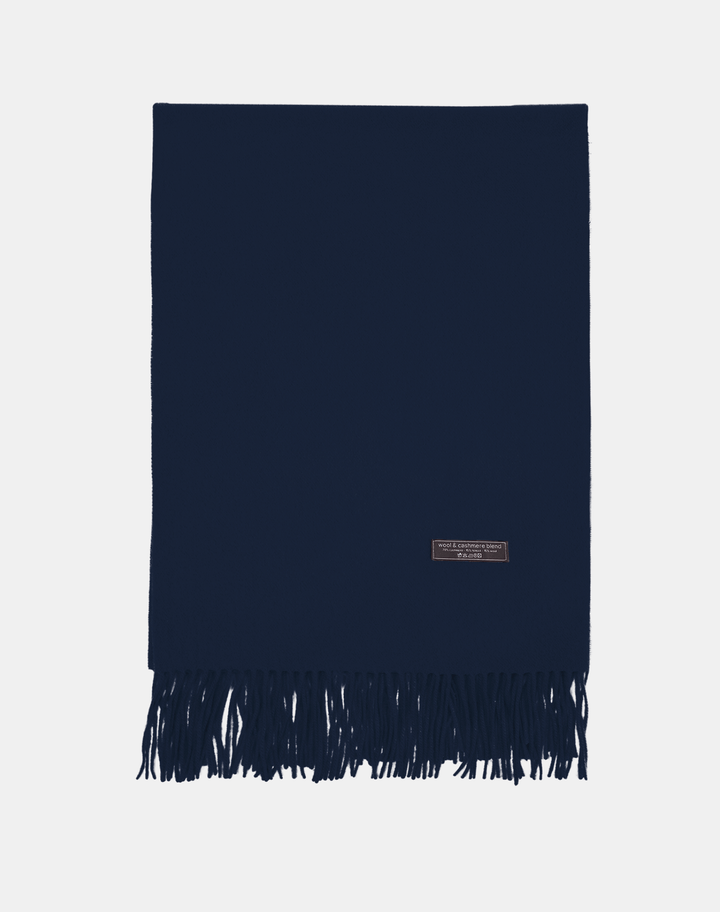 Andcopenhagen cashmeretørklæder Andcopenhagen - Cashmeretørklæde Navy - 70% cashmere tørklæde