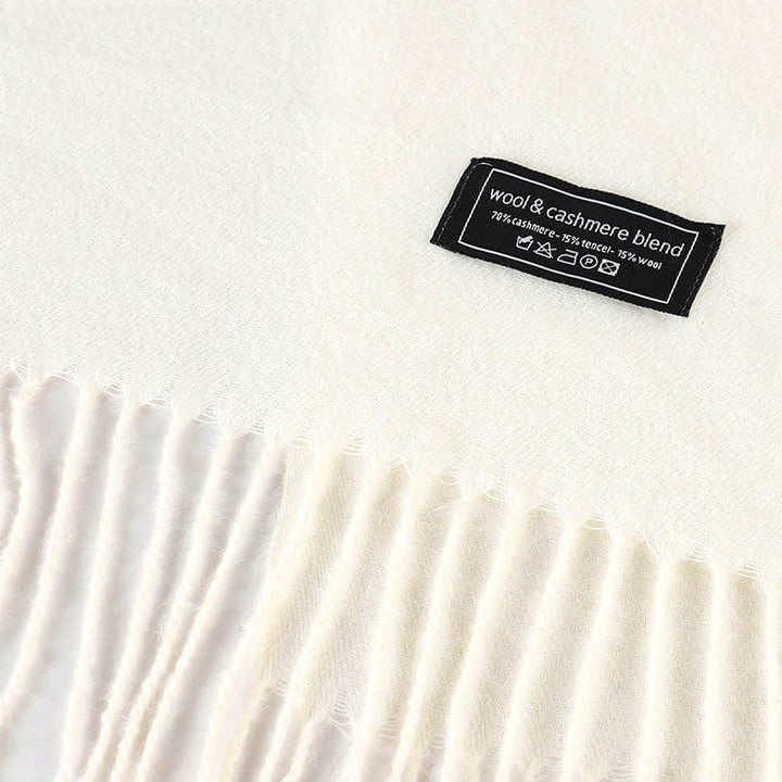 Andcopenhagen cashmeretørklæder Andcopenhagen - Cashmeretørklæde Off white - 70% cashmere tørklæde
