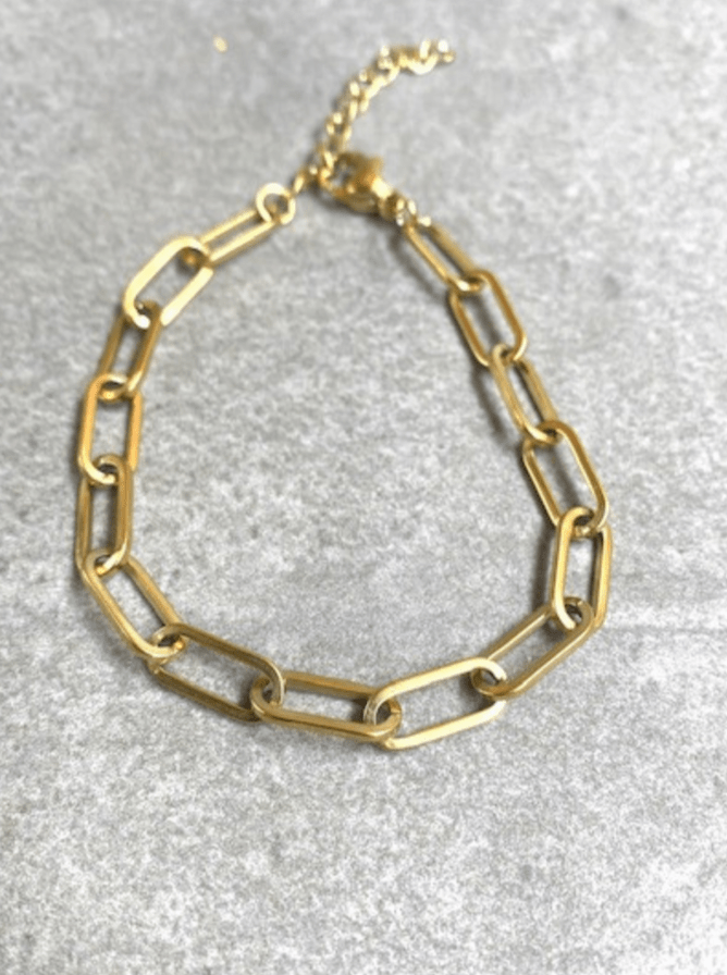 Andcopenhagen Jewelry - Armbånd - 18 karat guldbelagt  - Chunky chain Sanni