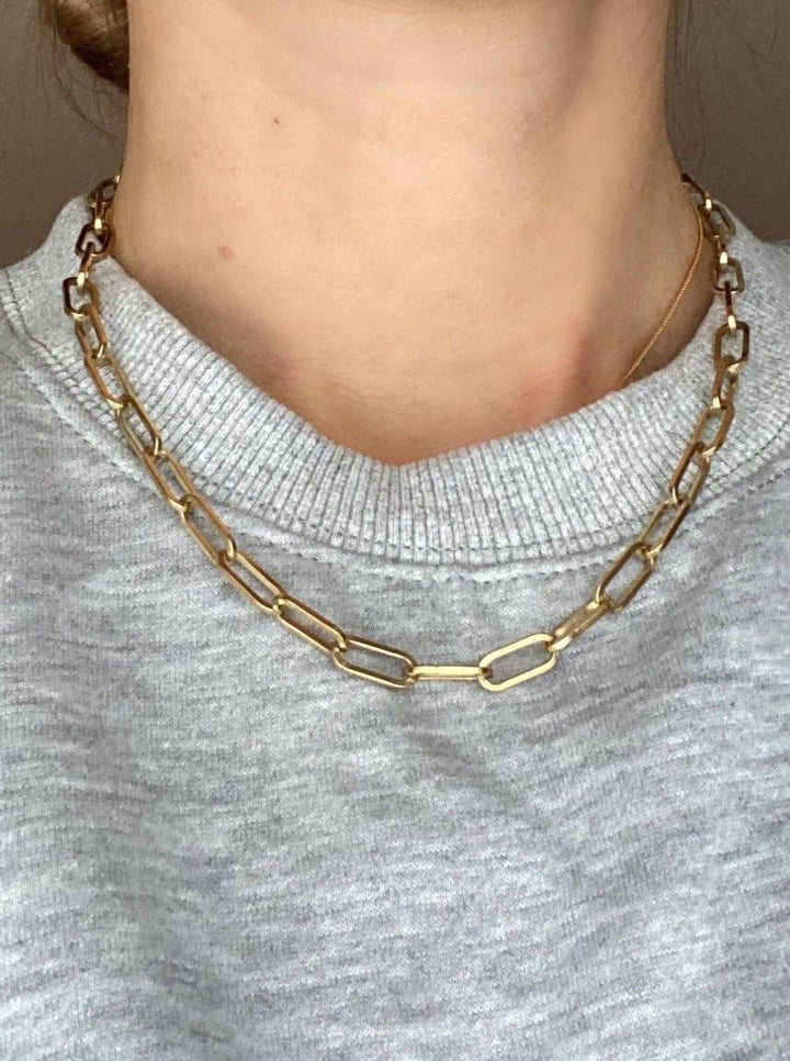 Andcopenhagen Jewelry - Halskæde - 18 karat guldbelagt - Chunky Chain Sanni