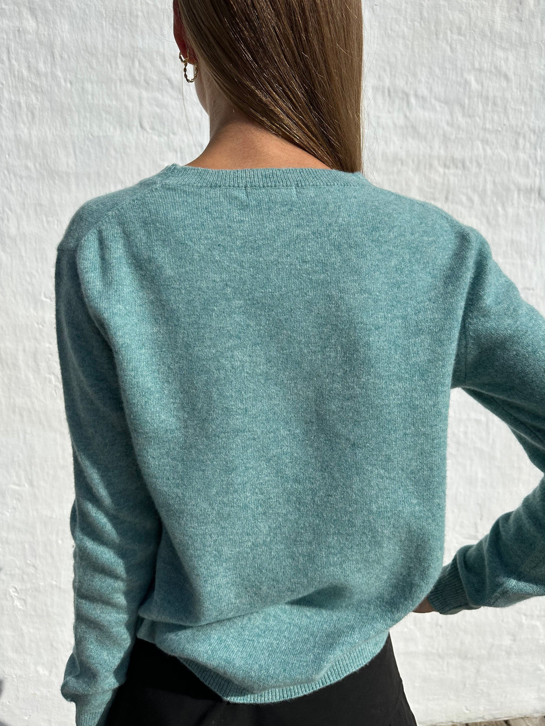 Andcopenhagen Overdele Andcopenhagen - Classic Cashmere Strik - Sage Melange