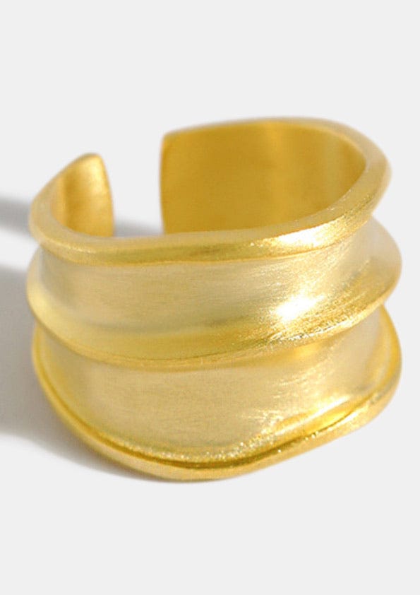 Andcopenhagen Guldringe Gold-plated Andcopenhagen - Billie - 18 karat guldbelagt sterlingsølv - guld