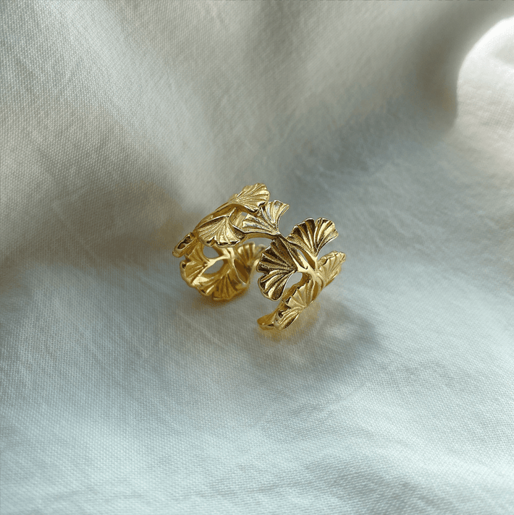 Andcopenhagen Guldringe Gold-plated Andcopenhagen - Julia ring - 18 karat guldbelagt sterlingsølv
