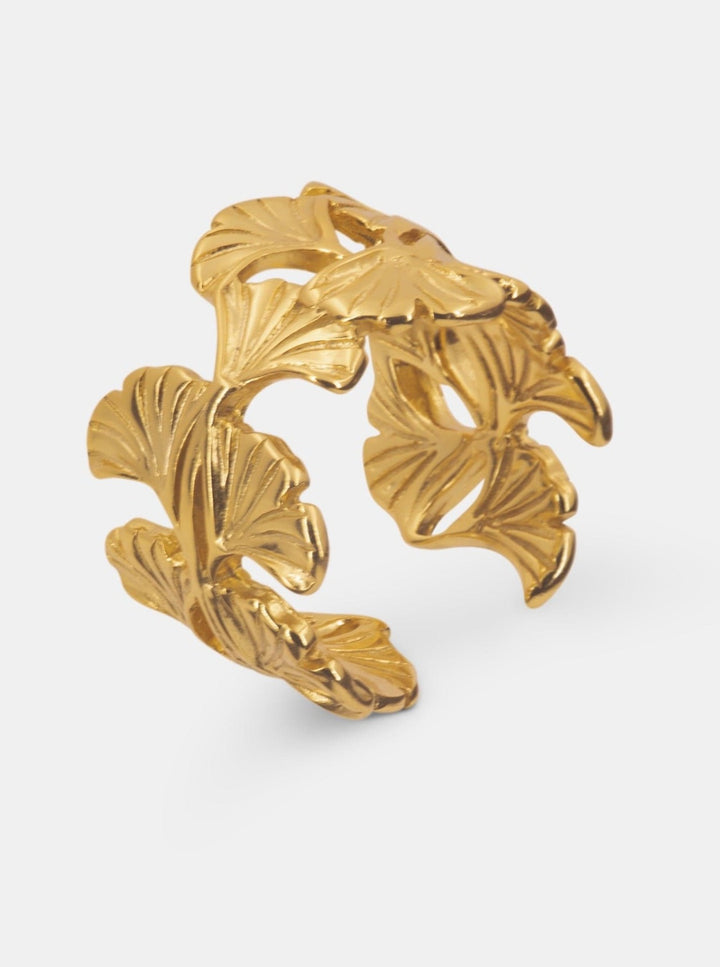 Andcopenhagen Guldringe Gold-plated Andcopenhagen - Julia ring - 18 karat guldbelagt sterlingsølv
