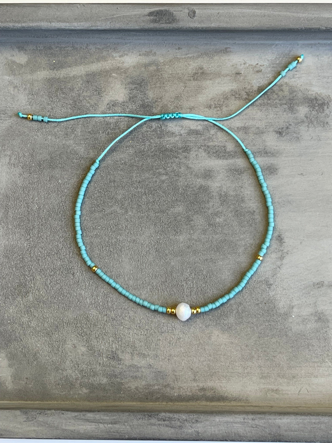 Andcopenhagen Jewelry - Holly Armbånd - Tyrkis, Perle & Guld