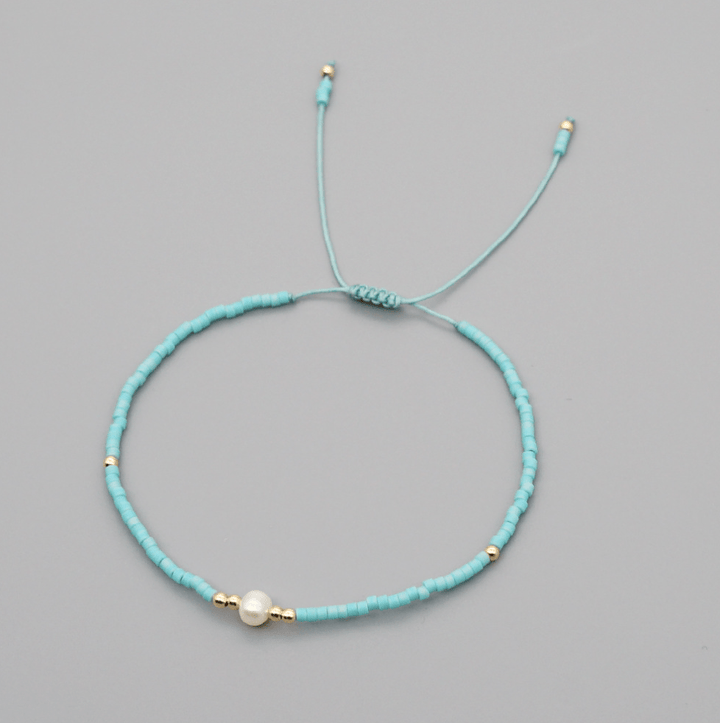 Andcopenhagen Jewelry - Holly Armbånd - Tyrkis, Perle & Guld