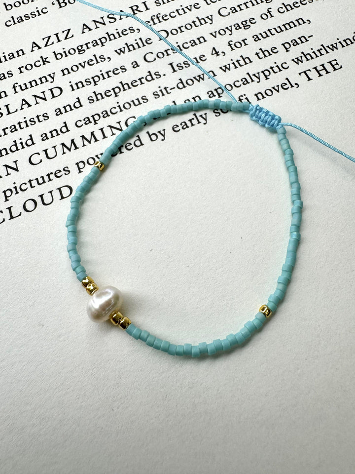 Andcopenhagen Jewelry - Holly Armbånd - Tyrkis, Perle & Guld