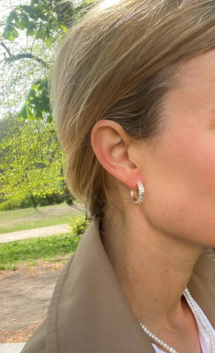 Andcopenhagen Jewelry - Øreringe hoops - 925 sterlingsølv - Isobel