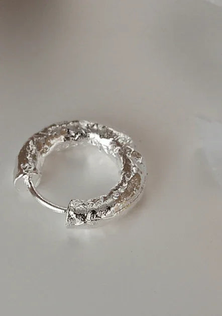 Andcopenhagen Smykker Andcopenhagen - Nina chunky hoops - Sølv øreringe