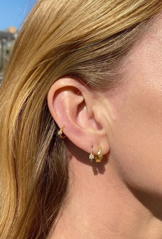 Andcopenhagen Jewelry Icon Collection - Øreringe hoops - 18 karat guldbelagt 925 sterlingsølv - Rookie