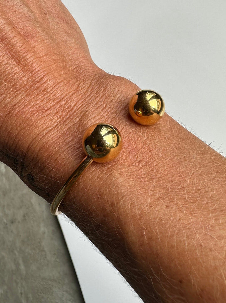 Andcopenhagen Smykker Andcopenhagen - Dina Bangle Armbånd - 18 karat guldbelagt sterlingsølv ( lille i størrelsen)