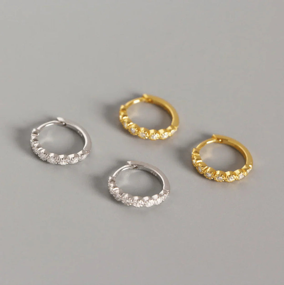 Andcopenhagen Jewelry Icon Collection - Øreringe hoops - 925 sterlingsølv - Dea Shiny hoops