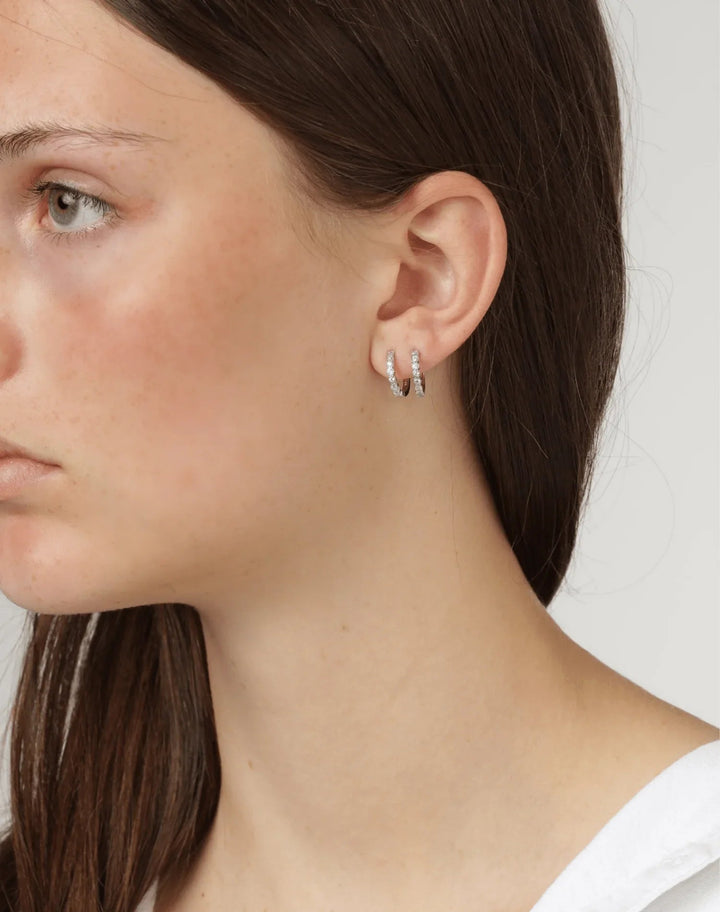 Andcopenhagen Jewelry Icon Collection - Øreringe hoops - 925 sterlingsølv - Dea Shiny hoops