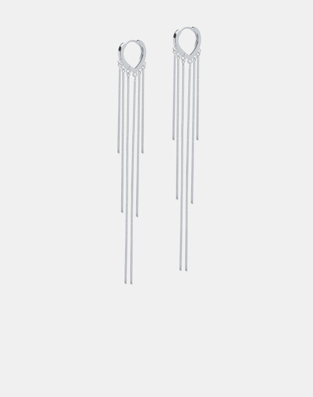Andcopenhagen Sølvøreringe Silver Multi String sølv øreringe