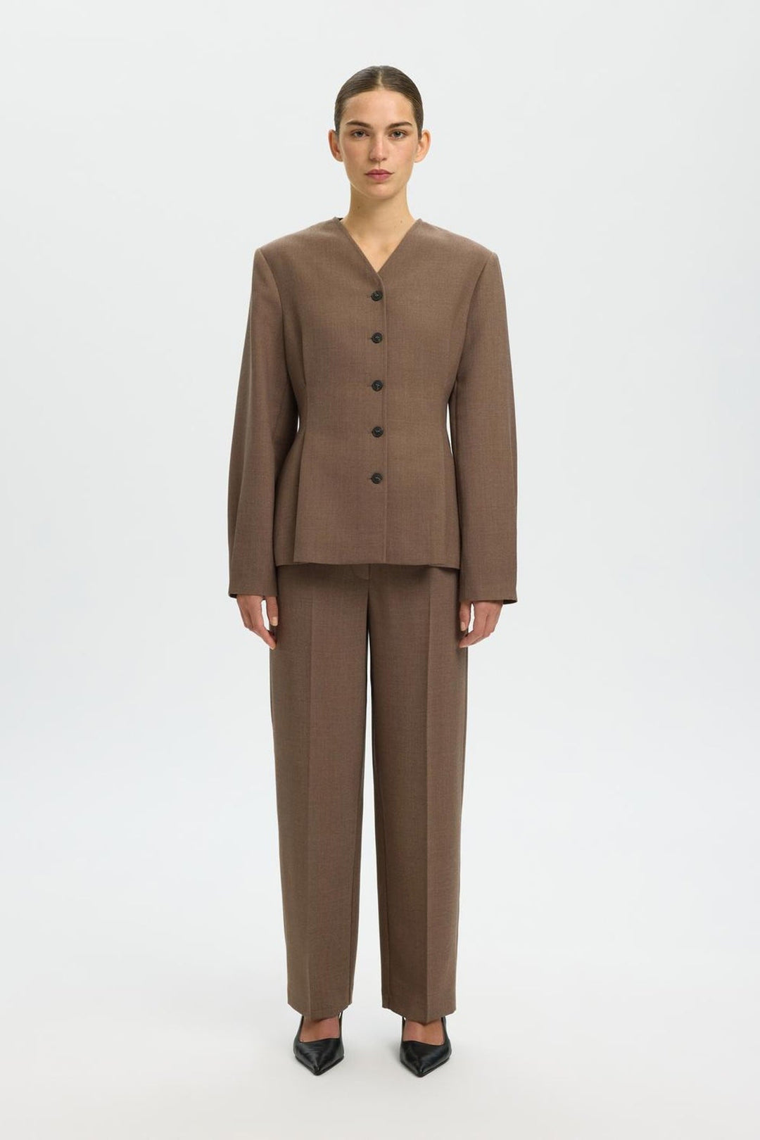Selected Femme - Blazer - Chocolate Chip - Louise
