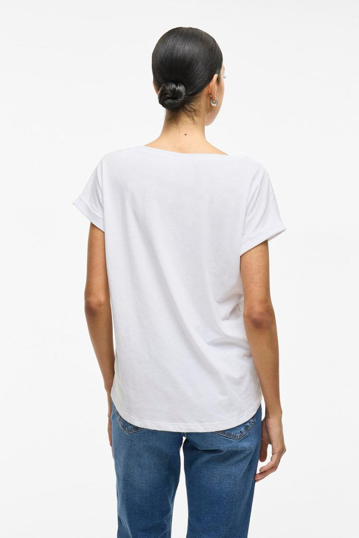 Vila - T-shirt - Optical Snow - Dreamers New Pure