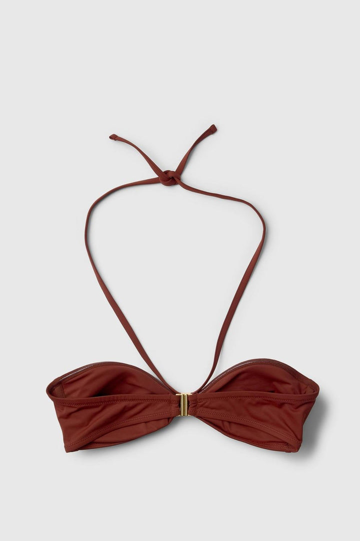 Selected Femme - Bikini Top - Cherry Mahogany - Bari