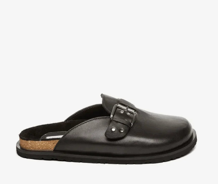 Steve Madden Sko Black leather Evergreen mules - Steve madden