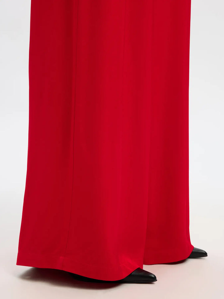 Selected Femme - Bukser - Rød - Leonore - Stilkompagniet.dk