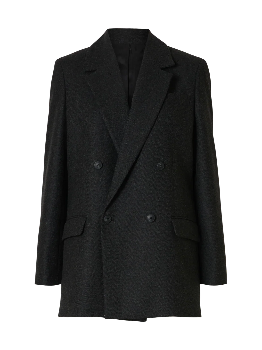 Selected Femme - Blazer - Black Wool - Elin - Stilkompagniet.dk