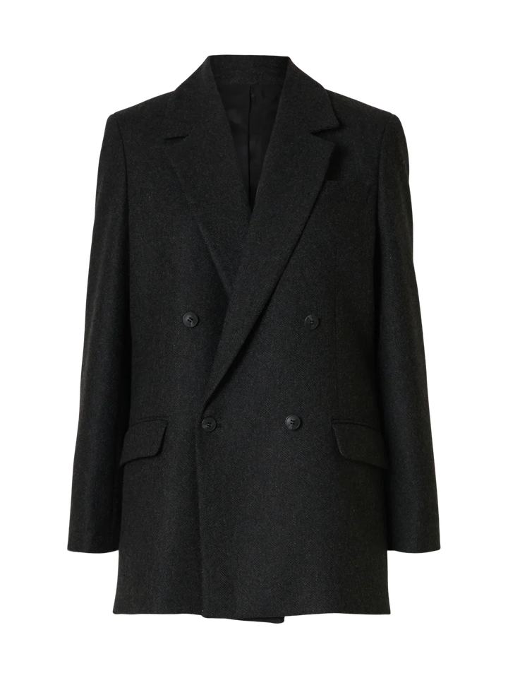 Selected Femme - Blazer - Black Wool - Elin - Stilkompagniet.dk