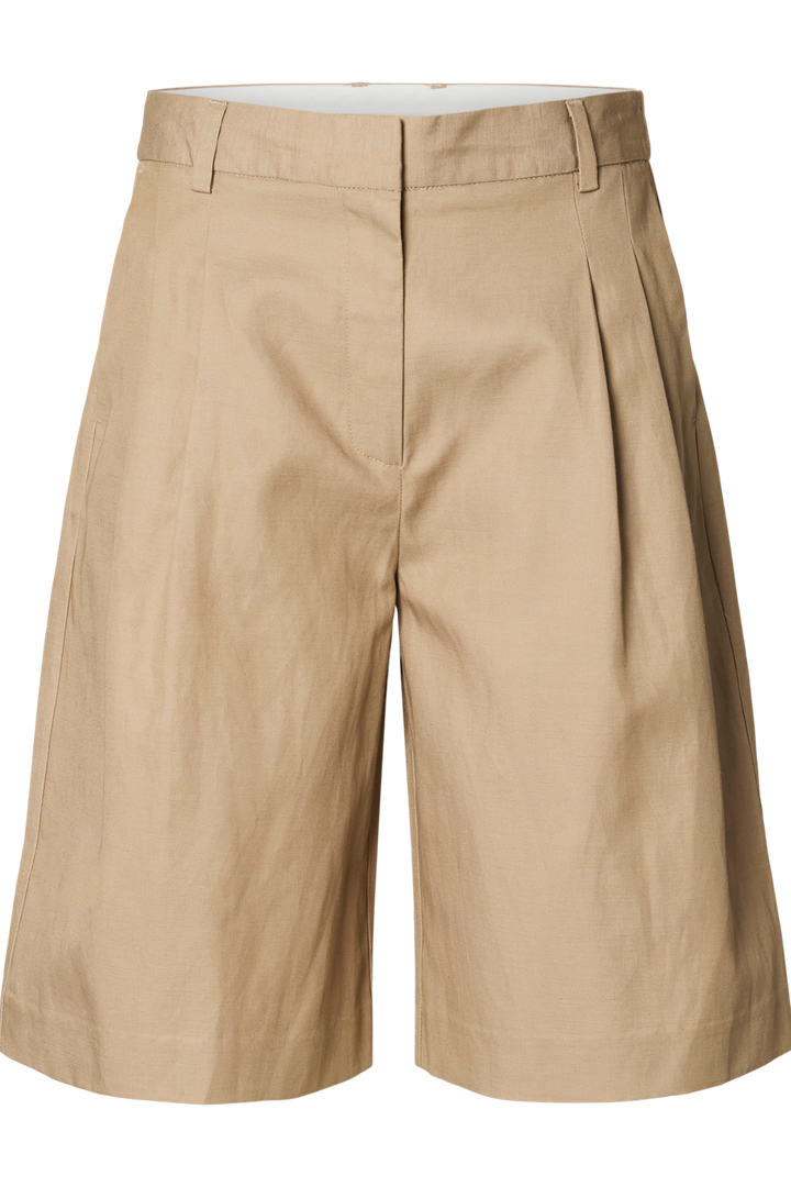 Selected Femme - Shorts - Weathered Teak - Amour