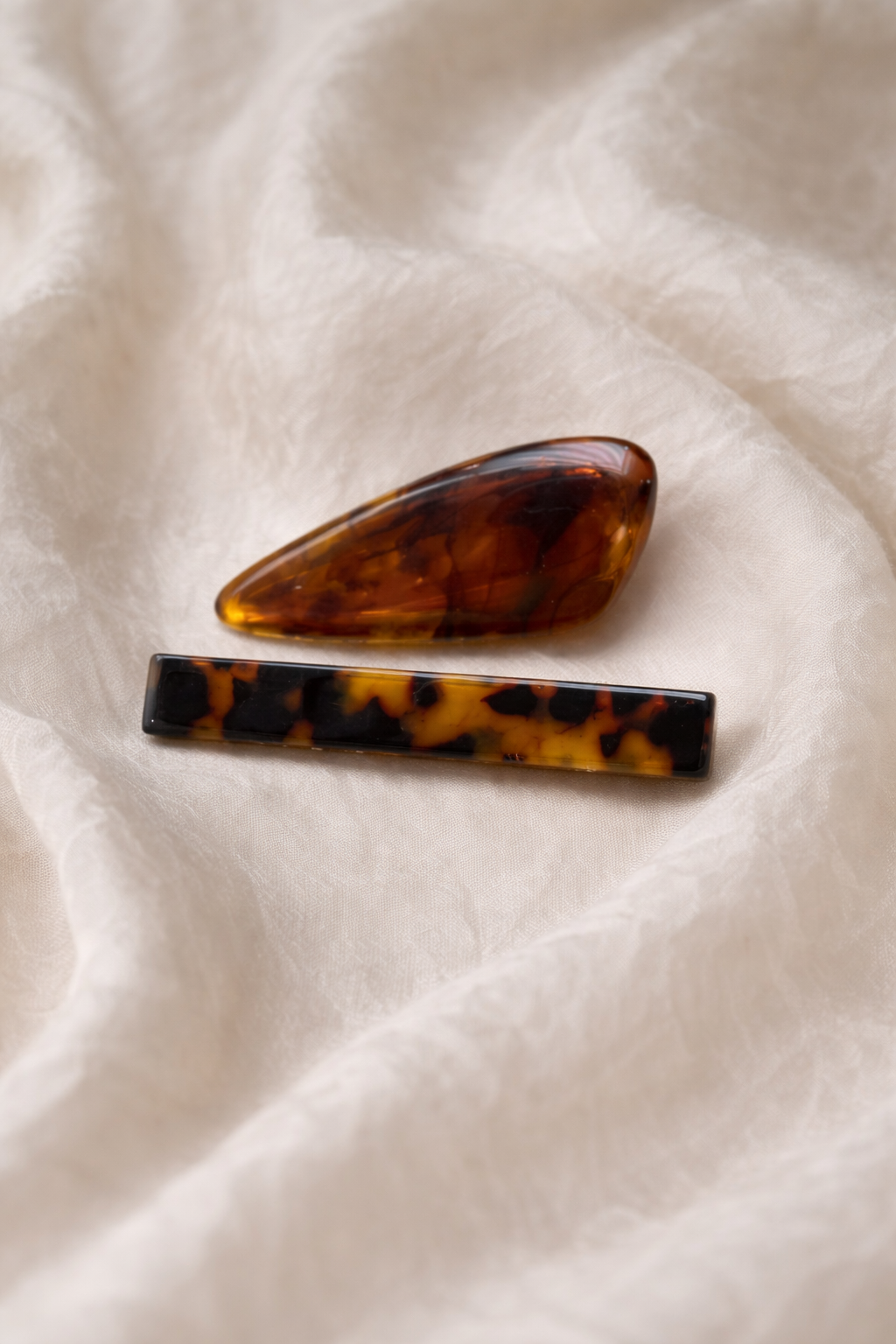 Andcopenhagen - 2 stk. hårspænder - Brun - Maisy