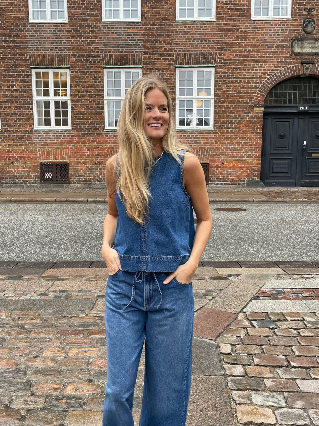 Mbym - Top - Vintage Blue - Rihne-M