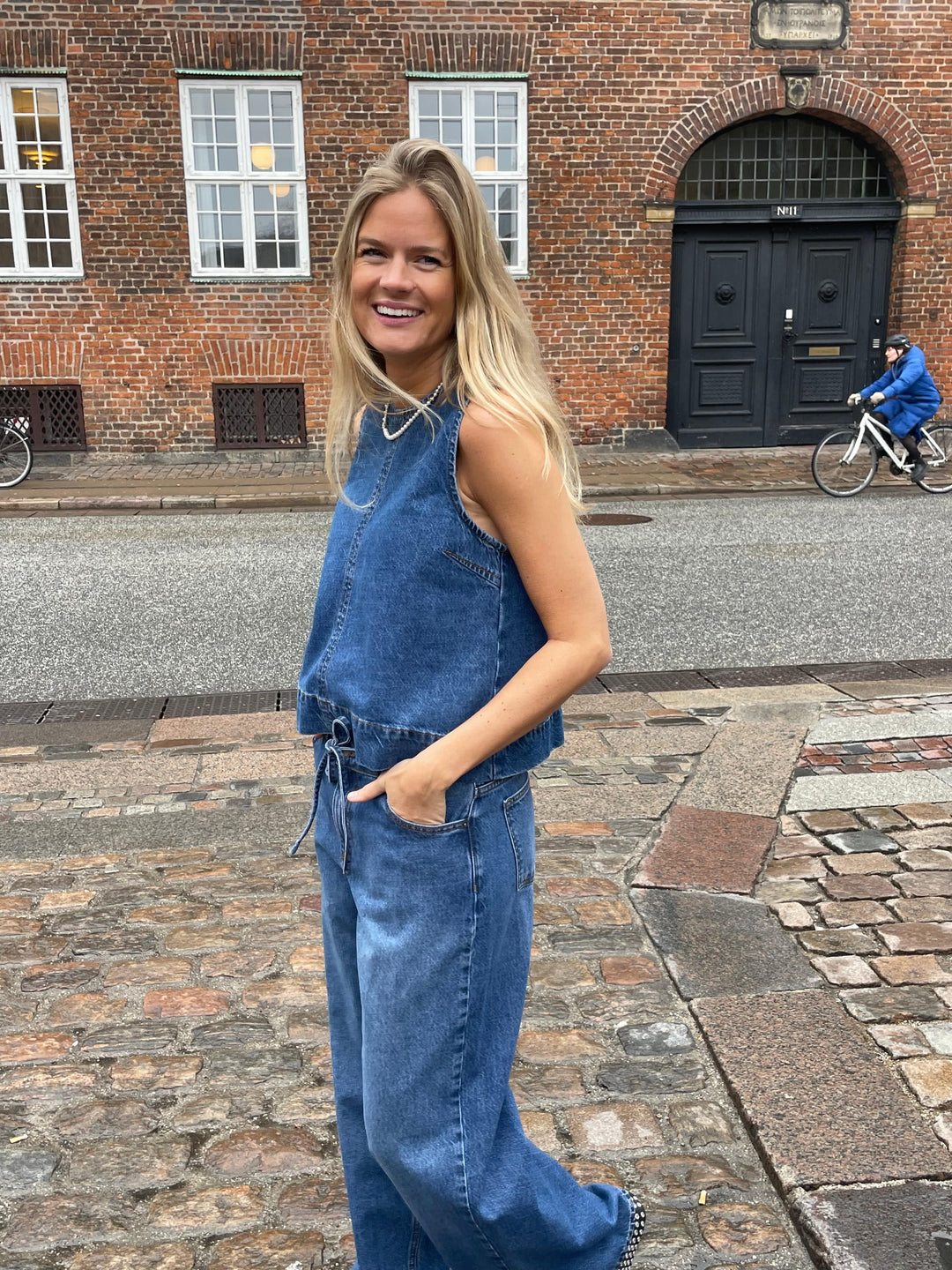 Mbym - Top - Vintage Blue - Rihne-M