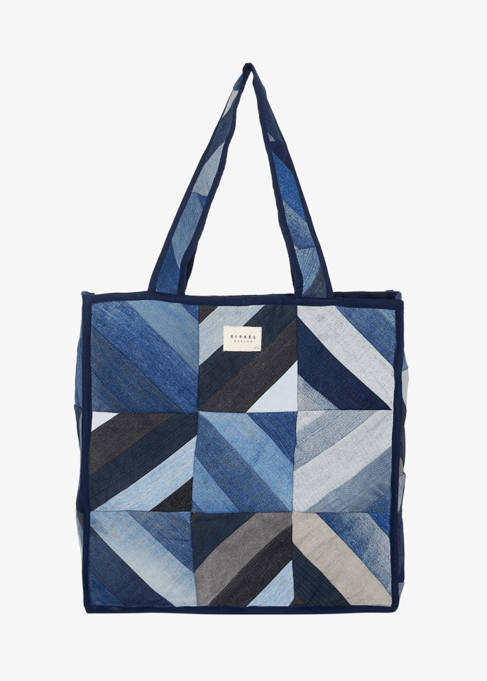 Sissel Edelbo tasker & punge Denim patchwork taske - Vivian - Sissel Edelbo